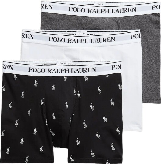 Polo Ralph Lauren Bci Cotton/Elastane 3Pk Bxb Black L