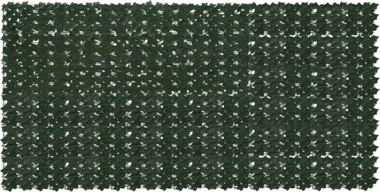 vidaXL Balkong skjerm med blader Mørkegrønn 300 x 150 cm