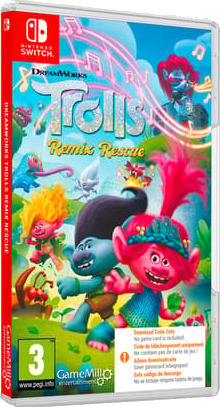 DreamWorks Trolls Remix Rescue Nintendo Switch Spill Digital kode i eske