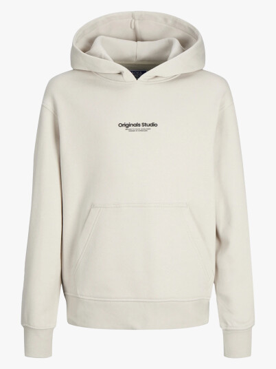 Jack and Jones Junior Vesterbro Sweat Hood Junior Beige 164