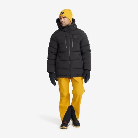 Revolutionrace Flexpedition Down Jacket Herre Black S Skalljakke Turjakke & Vindjakke