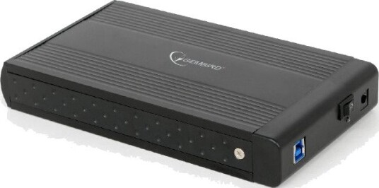 Gembird EE3-U3S-3 harddiskkabinett USB 3.0 3.5" SATA aluminium svart