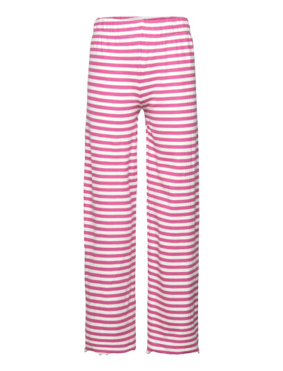 The New Tnmoore Wide Rib Pants Pink 158/164