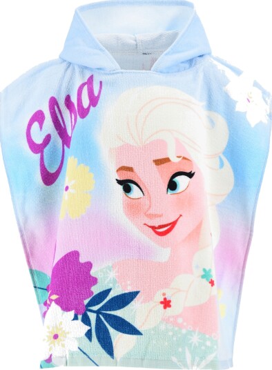 Disney Frozen Badeponcho 100% Bomull Blå