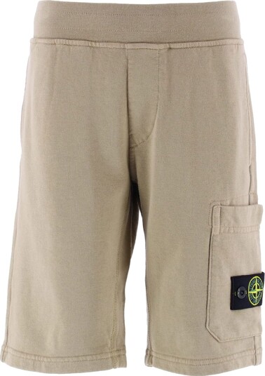 Stone Island Shorts Ørken m. Logo Stone Island 10 år 140 Shorts Brun