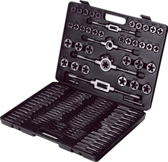 Toolcraft To-9913164 Metrisk M2, M3, M4, M5, M6, M7, M8, M9, M10, M11, M12, M14, M16, M18 Din 2181 Herdet Legert Stål, Wolframstål 1 Sett