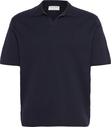 Tiger of Sweden Maelon Cotton/Linen Polo Light Ink Tiger of Sweden Maelon Cotton/Linen Polo Light Ink