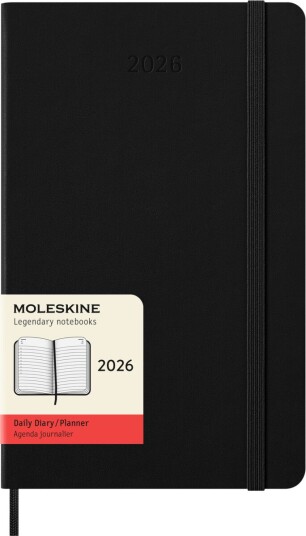 Moleskine Moleskine 2026 Hard L Dag Sort