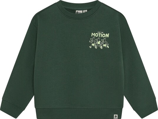 Daily 7 Oversized Sweater Backprint Green 98