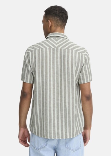 Solid Sdfried Vetiver L Kortarmede Skjorter Solid Sdfried Vetiver L Kortarmede Skjorter