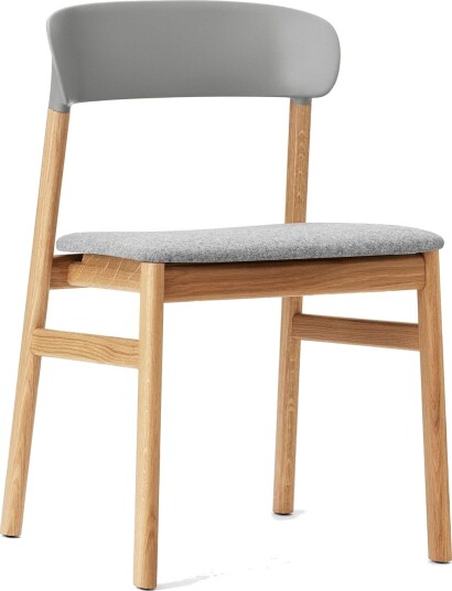 Normann Copenhagen Herit Spisestuestol Trukket Eik/ Grå