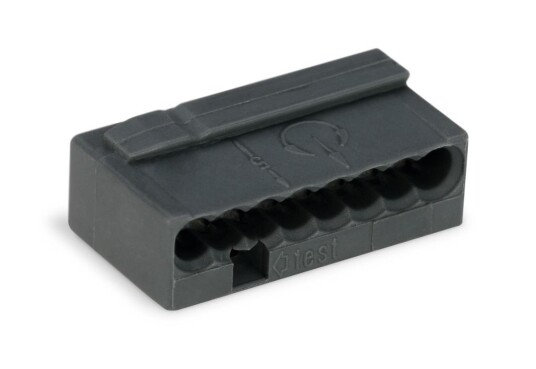 Wago Serie 243 8-Leder Micro-Klemme Svart 50stk Wago Serie 243 8-Leder Micro-Klemme Svart 50stk