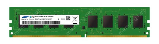Samsung - DDR4 - module - 8 GB - DIMM 288-pin - 3200 MHz / PC4-25600 - unbuffered Samsung - DDR4 - module - 8 GB - DIMM 288-pin - 3200 MHz / PC4-25600 - unbuffered