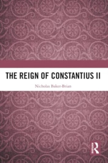 The Reign of Constantius II
