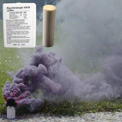 Bjørnax BJ-7057 Røykpatron AX-18 - 5stk Svart
