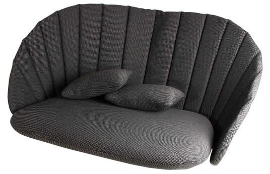 Peacock putesett Dark grey Til 2-setersofa