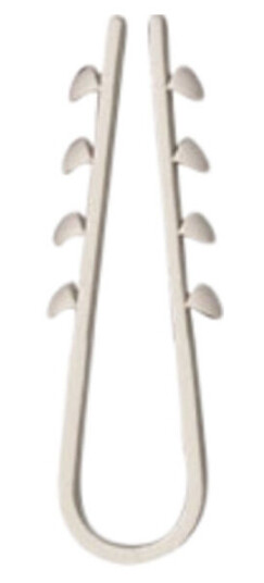 Schnabl DKS 3-13 Kabel-/rørfeste diameter fra 3-13mm Hvit 20 stk - 151510