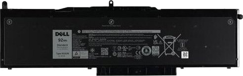 Dell 90Wh Litium-Ion Batteri Til XRGXX