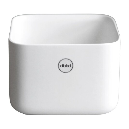 DBKD Cube plant lav krukke Ø 13 cm Matte white