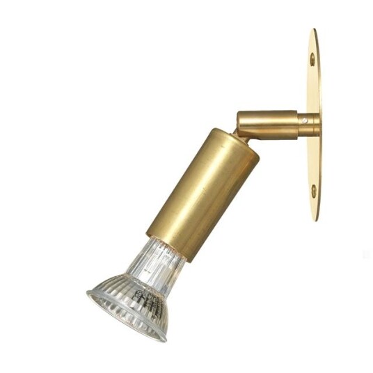 Örsjö Star 1 Vegglampe Messing med Plate