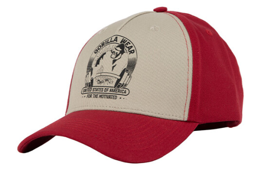 Buckley Cap, rød/Beige rød/Beige OS