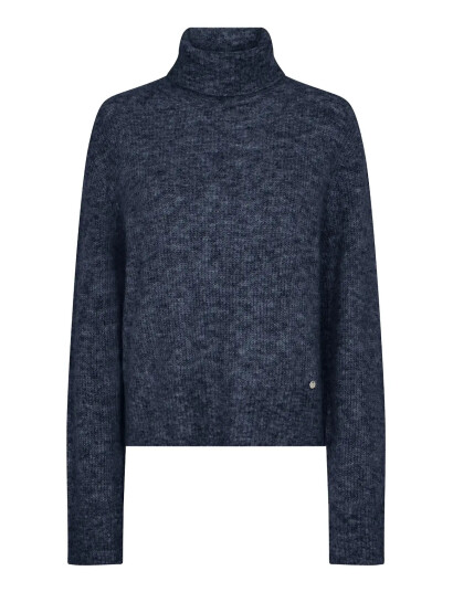 MOS MOSH Mmaidy Thora Rollneck Knit - Navy - XS MOS MOSH Mmaidy Thora Rollneck Knit - Navy - XS
