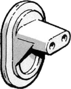 Assa 4087 Dekkbrikke Forkrommet