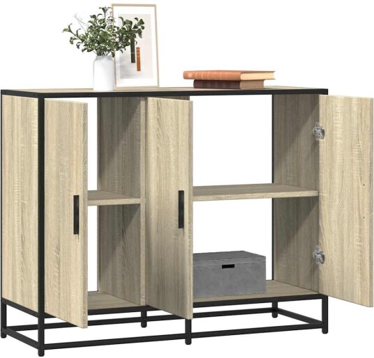Skjenk sonoma eik 94x35x76 cm konstruert tre 8721102840647