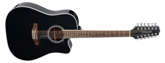 Takamine Gd38ce-12 Dreadnought Black Takamine Gd38ce-12 Dreadnought Black