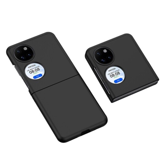 INCOVER Huawei P50 Pocket Hard Plast Deksel m. Gummibelagt Overflate - Svart