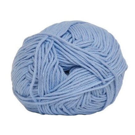 Hjertegarn Cotton nr. 8 Garn 603 Baby Blå Hjertegarn Cotton nr. 8 Garn 603 Baby Blå