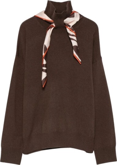 Seventy Dame Strikkevarer Brun XL,