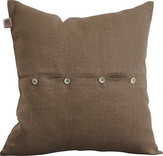 Lovely Linen   Putetrekk Classic i manglet lin   Brun