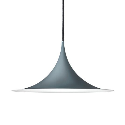 GUBI Semi Taklampe Mellom Blank Antrasitt Grå GUBI Semi Taklampe Mellom Blank Antrasitt Grå