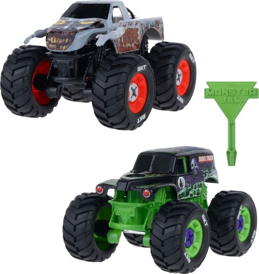 Monster Jam Monstertruck Mechanix 1:43 Grave Digger Og Zombie