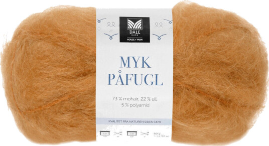 Dale Garn Dale Myk Påfugl 7930 Safrangul Utgående Farge