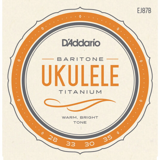 D'addario EJ87B Ukulele strenger Bariton Titanium D'addario EJ87B Ukulele strenger Bariton Titanium