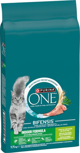 Purina One Indoor Kalkun Tørrfôr 9,75 Kg til Katter
