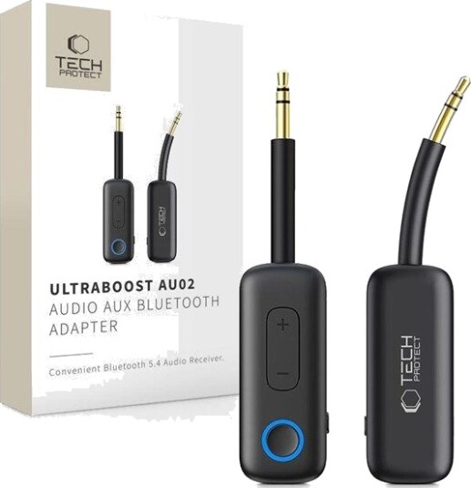 Tech Protect Ultraboost AU02 Bluetooth 5.4 Audio Adapter   Black