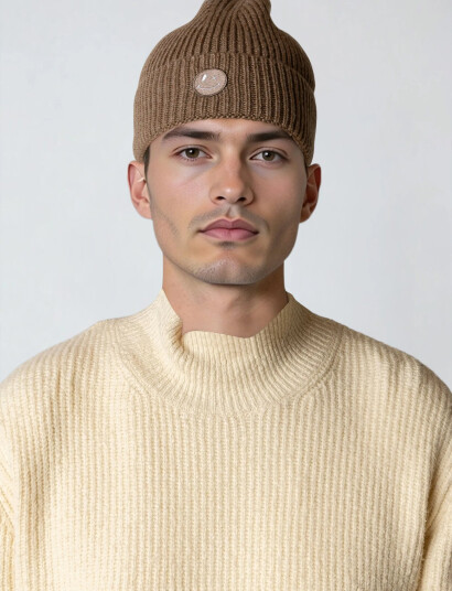 Clean Cut Copenhagen Patrick Beanie - Brown - ONE SIZE Clean Cut Copenhagen Patrick Beanie - Brown - ONE SIZE