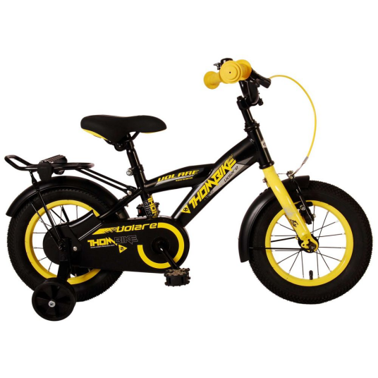Volare Thombike Barnesykkel 12 tommer Sort Gul Volare Thombike Barnesykkel 12 tommer Sort Gul