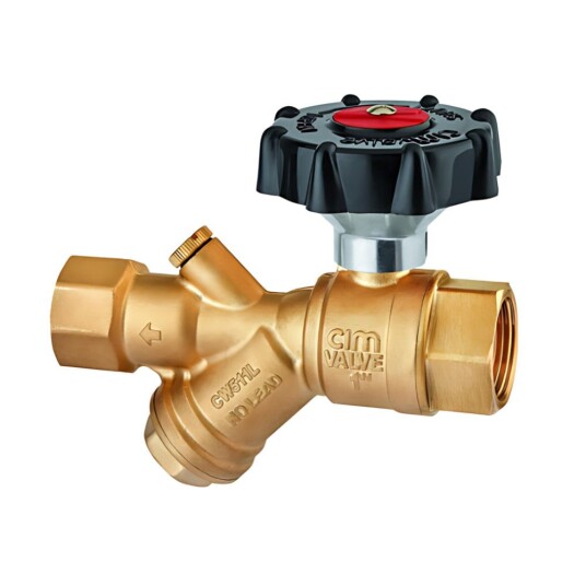 Cimberio Cim 6622 Trippelventil med Gir 1 1/4"