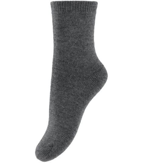Name It Sokker   Ull/Bomull   NmmWaksi   Dark Grey Melange   Name It   19/21   Sokker   Grå