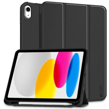 iPad (2022) Tech-Protect SmartCase Pen Tri-Fold Folio-deksel svart