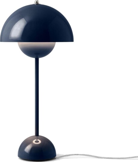 Flowerpot VP3 bordlampe Stål blå