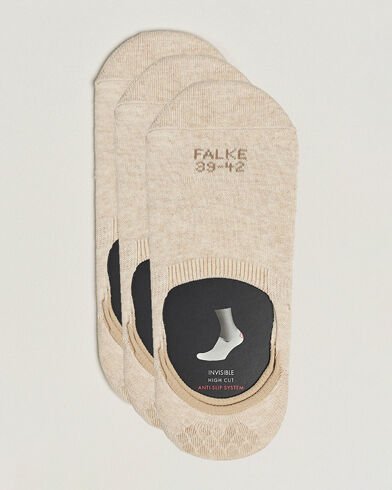 Falke 3-pack Casual High Cut Sneaker Socks Sand