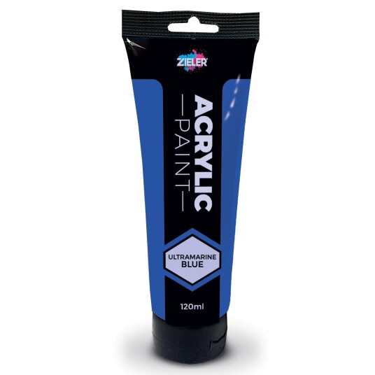 Zieler Premium Akrylmaling 120ml Ultramarinblå Zieler Premium Akrylmaling 120ml Ultramarinblå