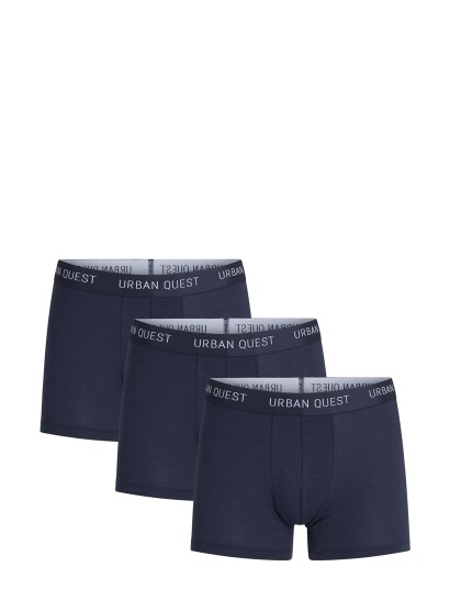 URBAN QUEST 3-Pack Men Bamboo Tights - Navy - M URBAN QUEST 3-Pack Men Bamboo Tights - Navy - M