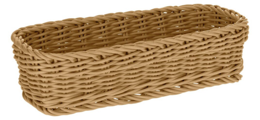 Vega Bestikkurv Igato; 25x10x6 cm (LxBxH); Brun