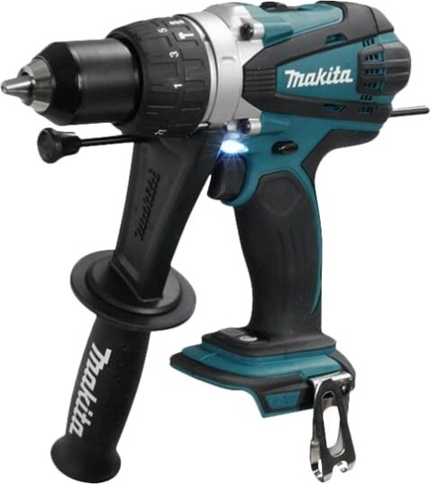 Makita DHP458Z - Hammerbor/driver - trådløs - 2 hastigheter - nøkkelfri borhylse - 91 N·m - uten batteri - 18 V Makita DHP458Z - Hammerbor/driver - trådløs - 2 hastigheter - nøkkelfri borhylse - 91 N·m - uten batteri - 18 V